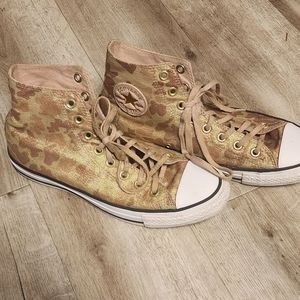 High top converse shoes women's size 10